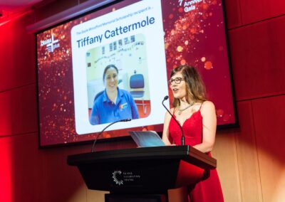 The Gayle Woodford Memorial Scholarship recipient is Tiffany Cattermole.
