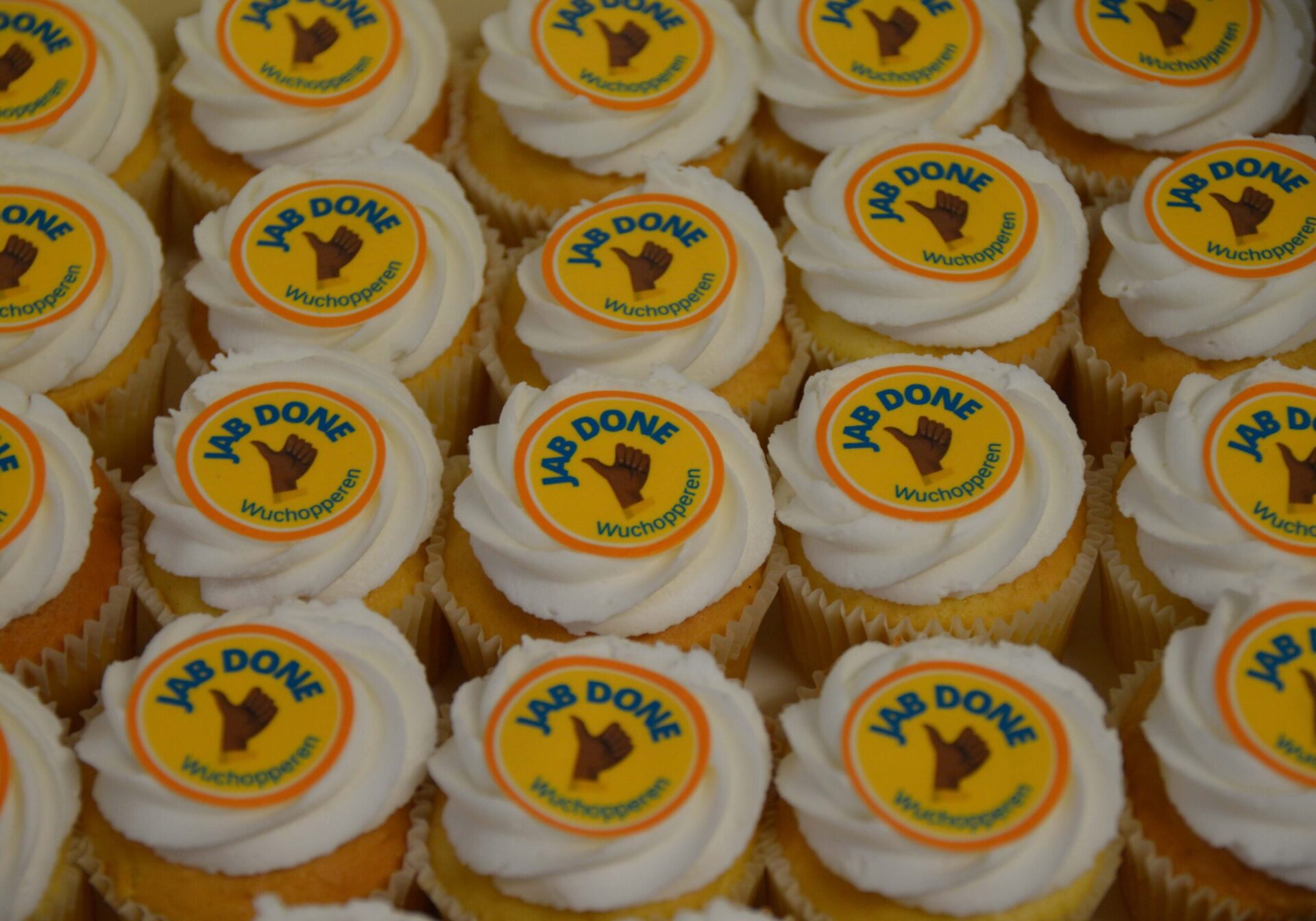 Jab done cupcakes